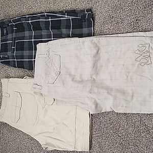 3 pairs men's shorts, 36